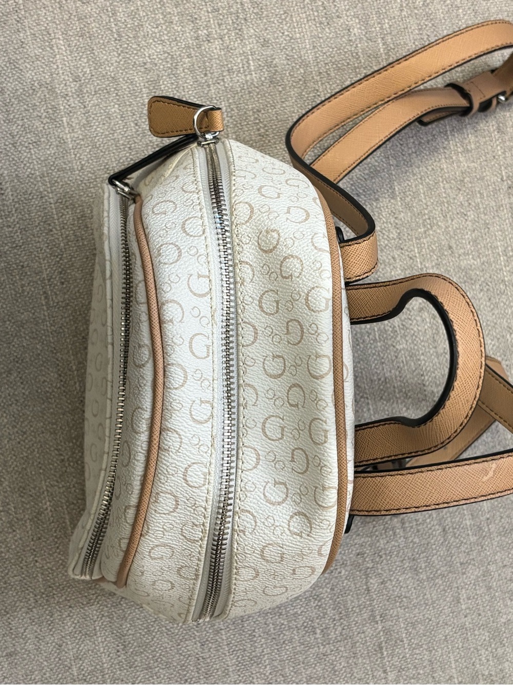 GUESS Manhattan Monogram Mini Backpack - Picture 4 of 11